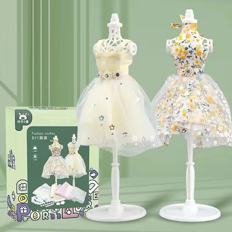 designer de îmbrăcăminte diy pentru copii asociere creativă cu materiale lucrate manual autocolante pentru genți jucării puzzle cu diamante pentru fete 2025 - $33.99 –P6