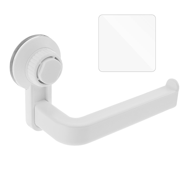 Porta carta igienica senza punch, ventosa autoadesiva, portaoggetti da cucina, bagno, impermeabile, a prova di umidità, accessori, scaffale, porta carta igienica da parete del 2025 a $11.99 –P3