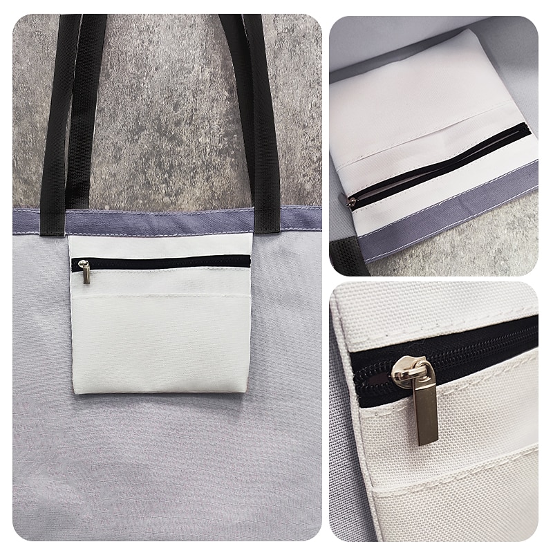 Women's Tote Shoulder Bag Canvas Tote Bag Polyester Shopping Daily Print Large Capacity Foldable Lightweight 3D Rainbow 2025 - $12.99 –P6
