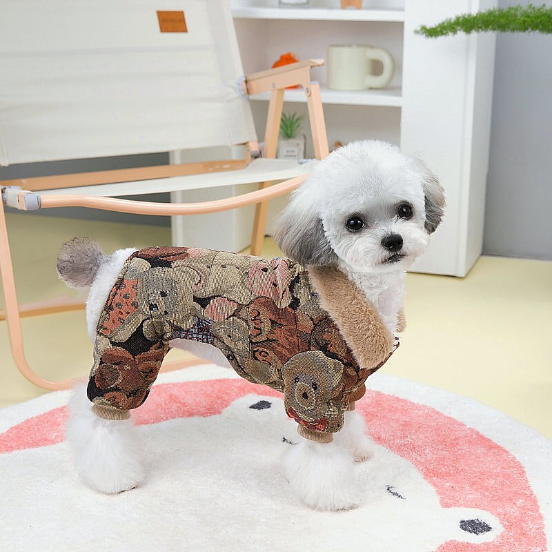 Dog Cat Coat Jacket Fashion Cute Winter Warm Soft Washable Comfortable Outdoor Sports Dog Clothing for Bichon Frise Poodle Pomeranian Baby Pet Papillon 2025 - $35.99 –P7