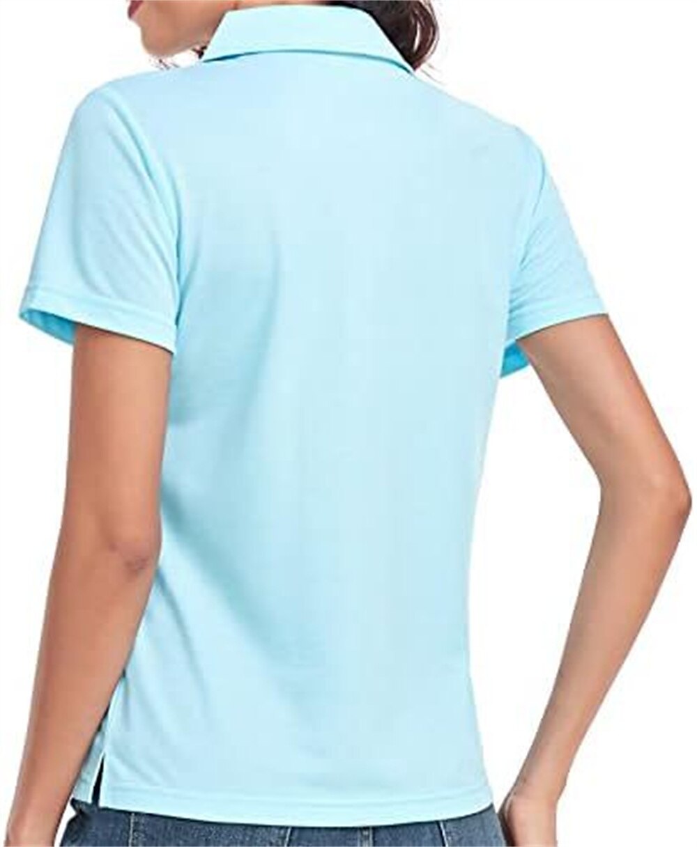 Polo maglietta Per donna Nero Bianco Rosa Tinta unica Di base Giornaliero Giornaliero Colletto Standard S del 2025 a $27.99 –P10