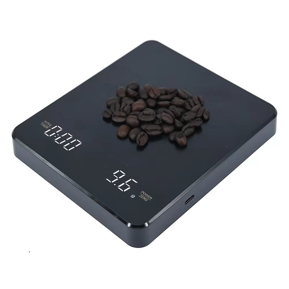 Built-in battery charging Electronic Scale Built-in Auto Timer Pour Over Espresso Smart Coffee Scale Kitchen Scales 3kg 0.1g 2025 - $28.99 –P12