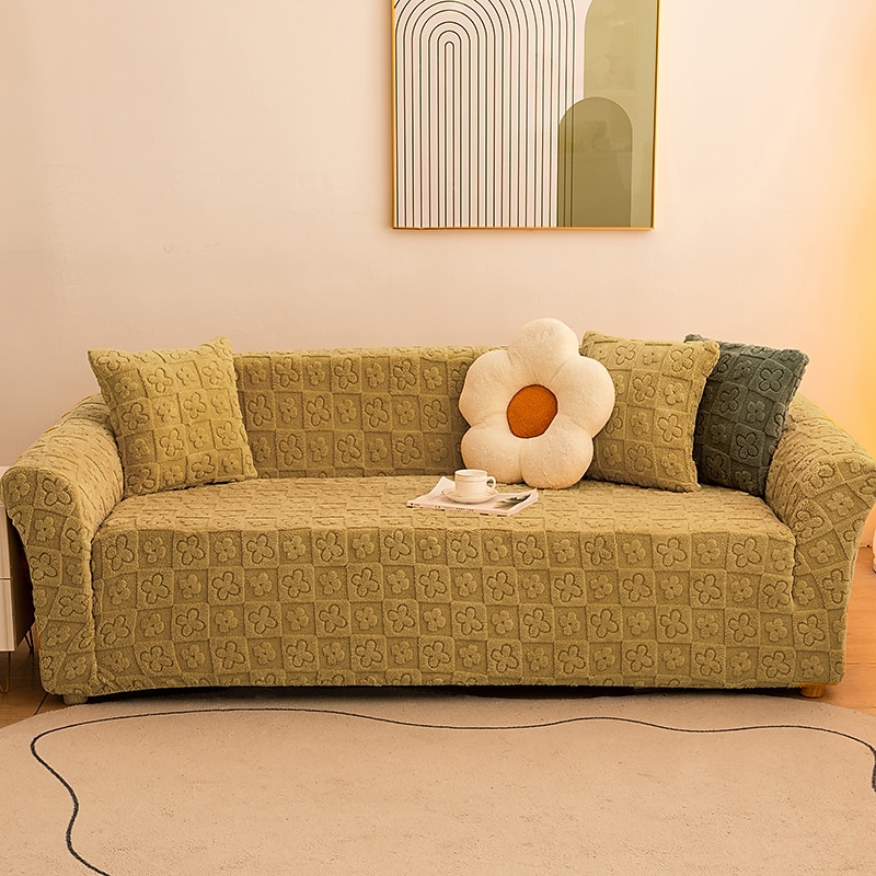 Elastic Jacquard Fabric Sofa Cover Stretch Couch Cover Sectional L Shape Sofa Slipcover Corner Case for Living Room 1/2/3/4 Seat 2025 - $41.99 –P11