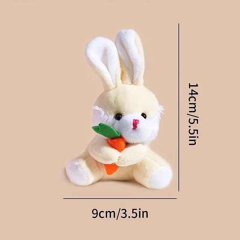 1pc Random Color Cute Rabbit Design Pet Grinding Teeth Squeaky Plush Toy Durable Chew Toy For Dog Interactive Supply 2025 - $16.99 –P2