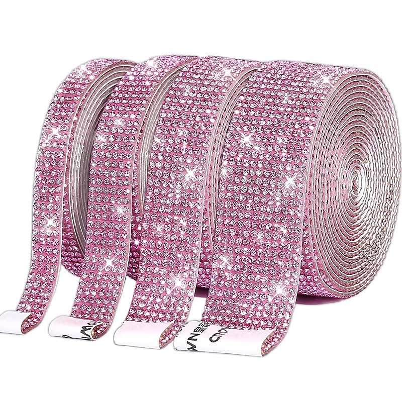 Bling Crystal Drill Rhinestone Shiny Colorful Artificial DiamondCar Sticker Handmade Diy Making Car Decoration 1yard 91cm 2025 - $15.99 –P17