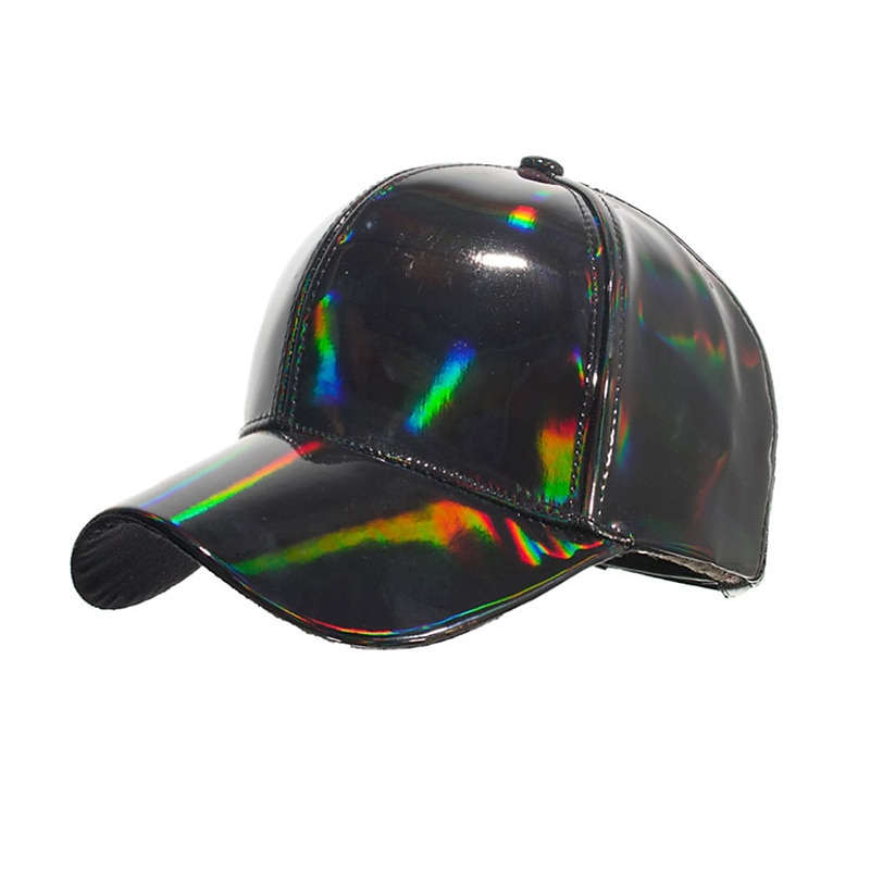 Unisex Cappellino da baseball Cappello da sole Nero Argento Tessuto non tessuto laser La moda Informale minimalismo Esterno Da mare Liscio Regolabile Di tendenza del 2025 a $11.49 –P9