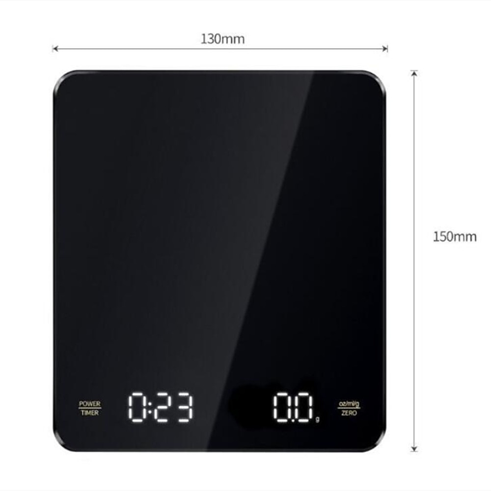 Built-in battery charging Electronic Scale Built-in Auto Timer Pour Over Espresso Smart Coffee Scale Kitchen Scales 3kg 0.1g 2025 - $28.99 –P13