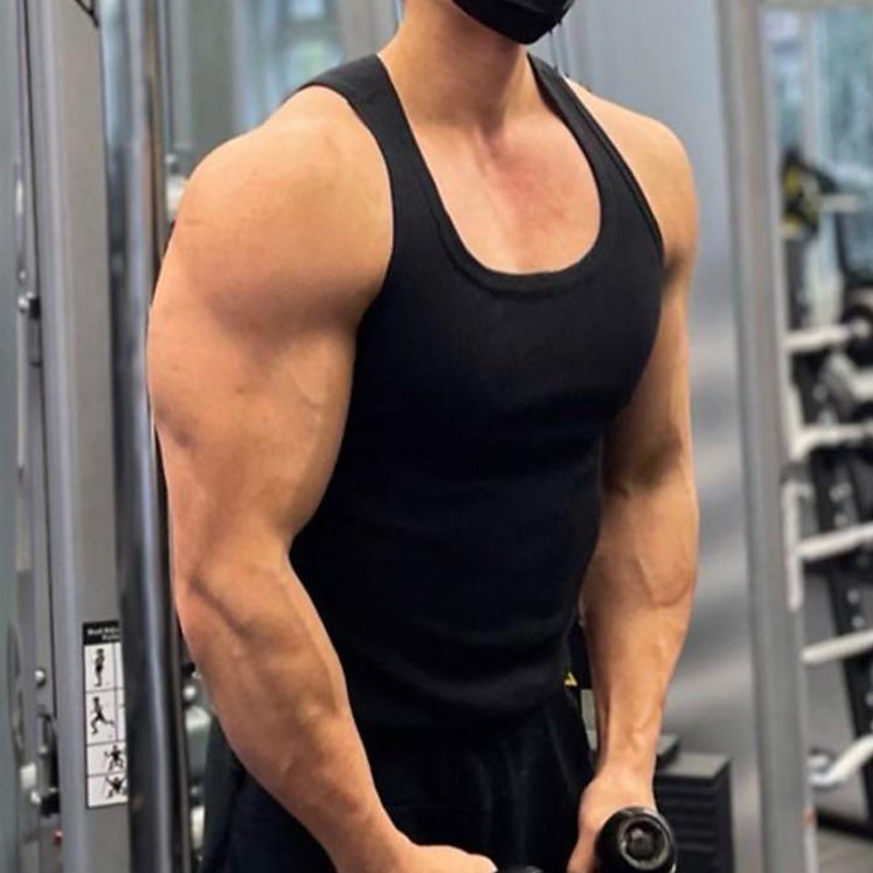Homens Regata para Academia Regata de Corrida Regata para Esportes Homens Tops Gola Redonda Sem Manga Desportos e Ar livre Férias Para Noite Casual / Diário Secagem Rápida Pavio Humido Respirável de 2026 por $11.99 –P3