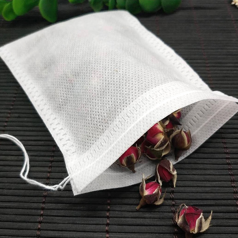 100pcs Disposable Tea Bags Non-Woven, Transparent, And Perfect For Spices! for Hotels,Restaurant, Bulk Kitchenware&Tableware 2025 - $8.99 –P6