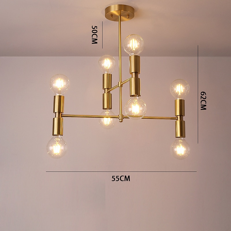 led μενταγιόν 55/100cm φωτιστικό οροφής ρυθμιζόμενο ύψος μενταγιόν μοντέρνο φωτιστικό οροφής μέσα του αιώνα για σαλόνι, τραπεζαρία, κουζίνα 2025 - $503.99 –P7