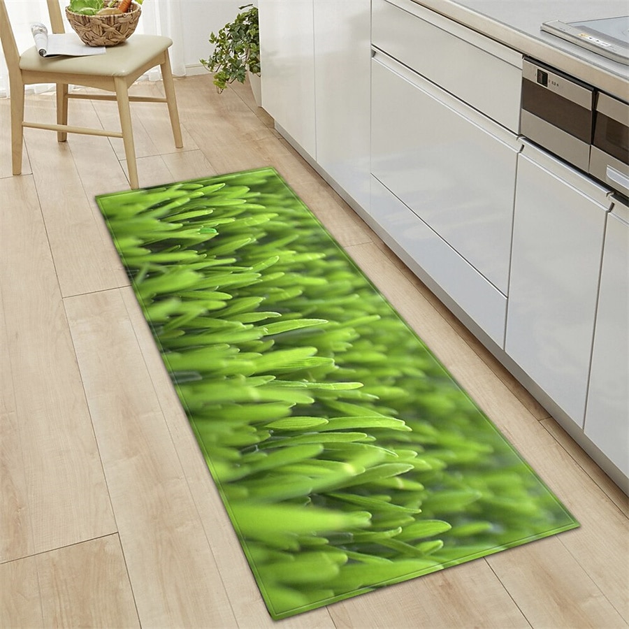Tapis floral végétal tapis de cuisine tapis de sol antidérapant résistant à l'huile tapis de salon tapis intérieur extérieur tapis de chambre décor de salle de bain tapis d'entrée tapis de porte de 2026 ? $16.49 –P5