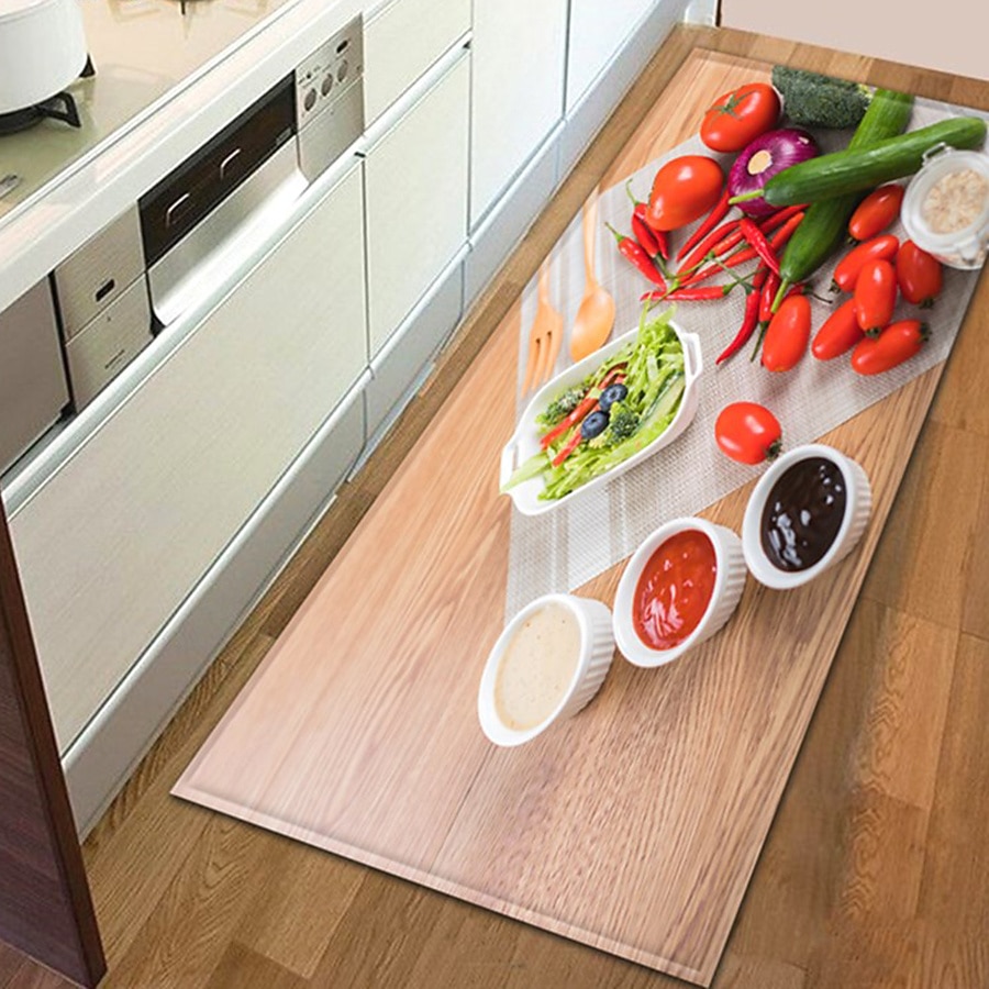 groenten gebied tapijt keuken mat antislip oliebestendige vloermat woonkamer tapijt binnen buiten mat slaapkamer decor badkamer mat entree tapijt deurmat 2026 - $17.99 –P8