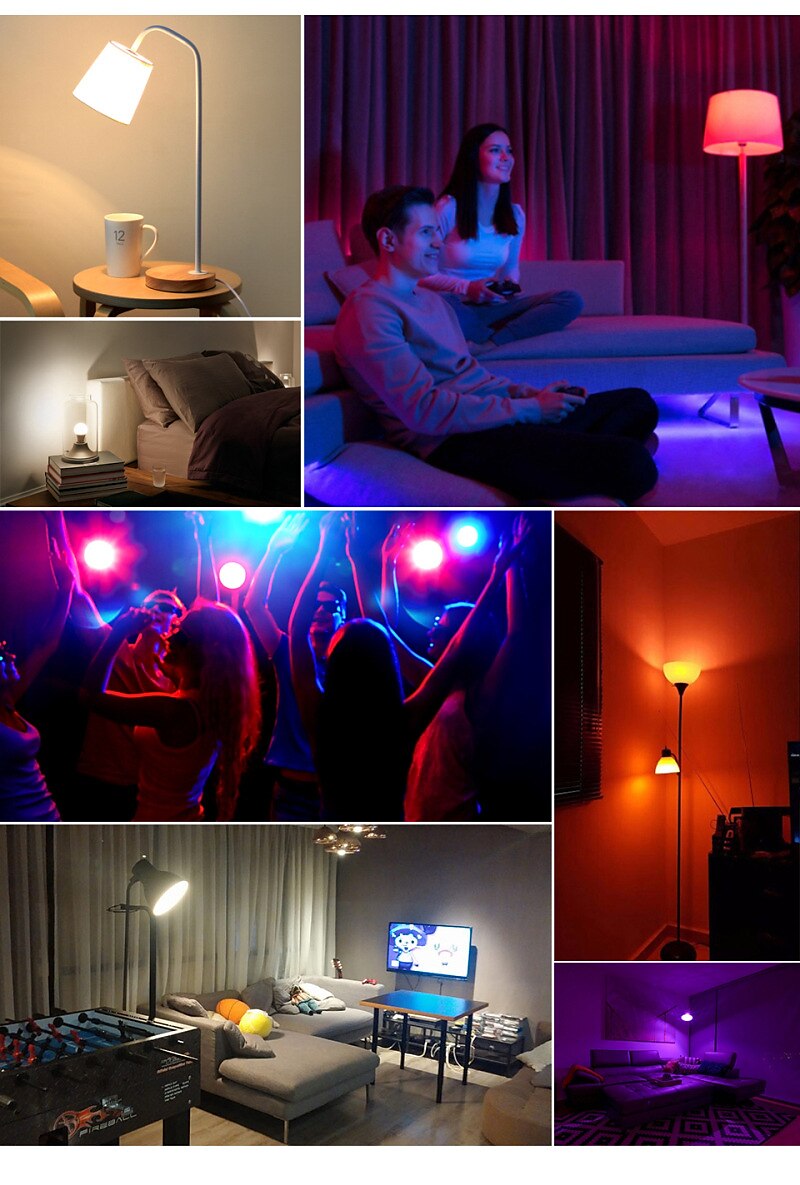 מנורת LED חכמה Tuya WIFI אינטליגנטית GU10 עם כדור אור מתכוונן 5W תומכת ב-Alexa ושליטה קולית של Google 2025 - $8.99 –P3