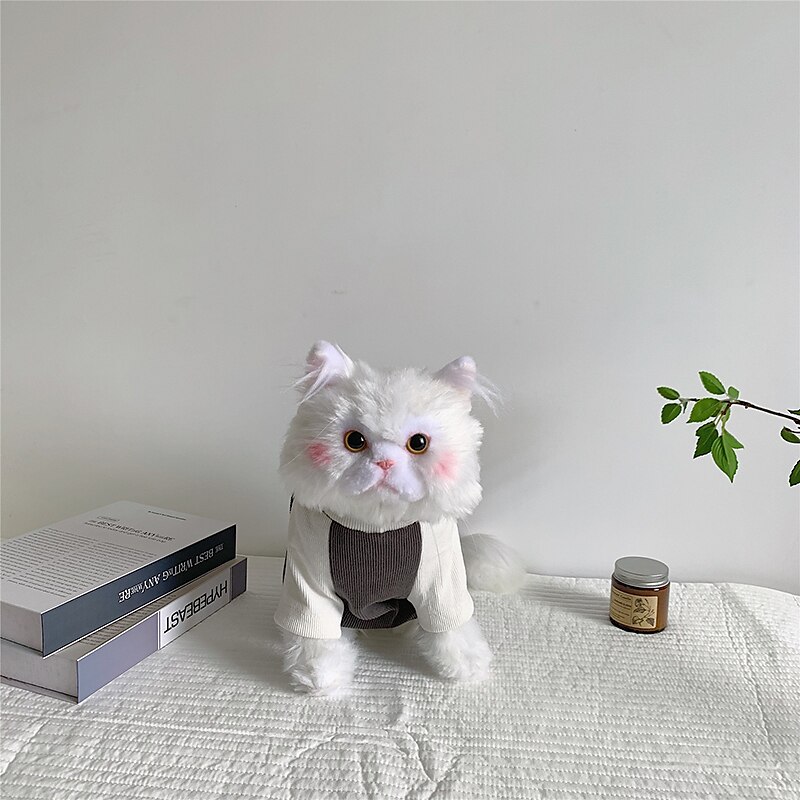 Hunder Katter Genser Mote søt stil Vinter Varm Myk Vaskbar Bekvem utendørs Sport Hundeklær for Bichon Frisé Puddel Pommeran ungt kjæledyr Sommerfugl 2025 - $35.99 –P12