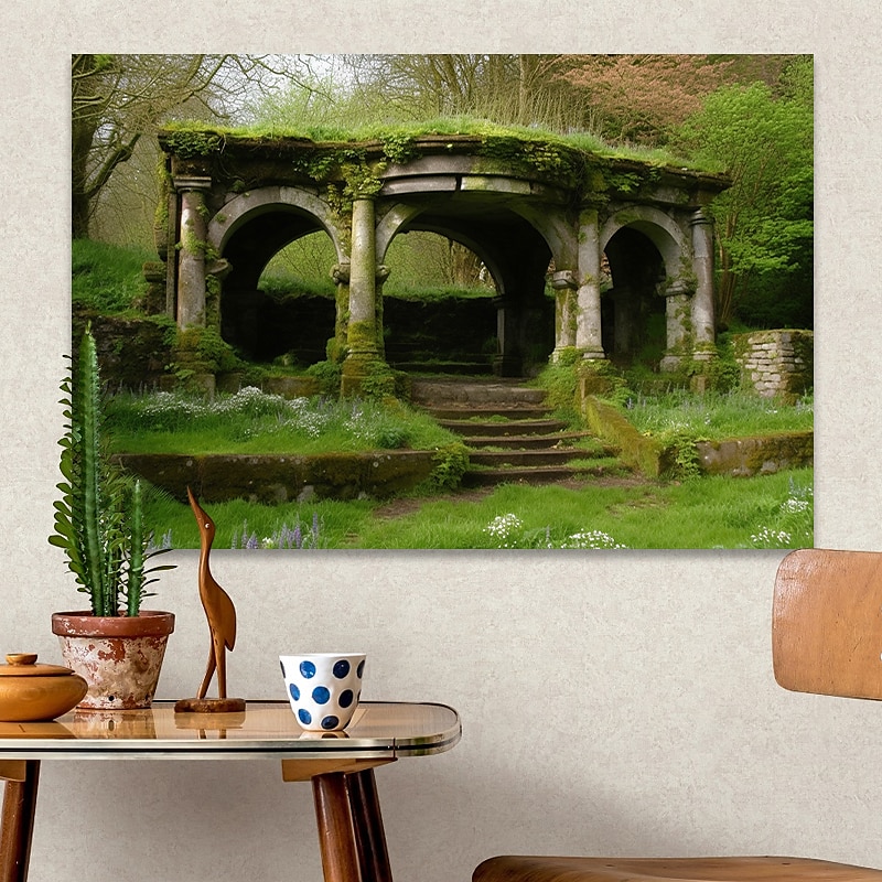 Toile d'art mural de paysage, imprimés et affiches de grotte d'arbre merveilleux, peinture en tissu décoratif pour salon, images sans cadre de 2025 ? $17.49 –P3