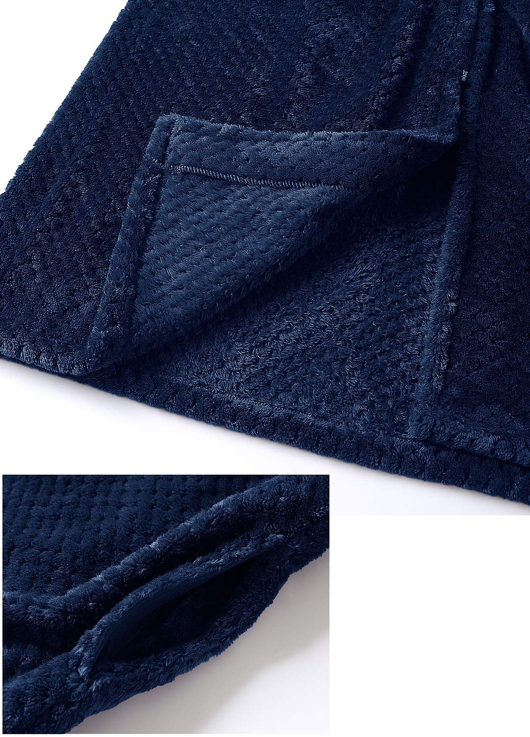 dames fleece gewaden fluffy fuzzy warme pyjama jurk badjassen nachtjapon 1 stuks pure kleur pluche eenvoudig comfort thuis dagelijks bed koraal fluweel warm ademend v draad lange mouw basic herfst 2025 - $44.99 –P11