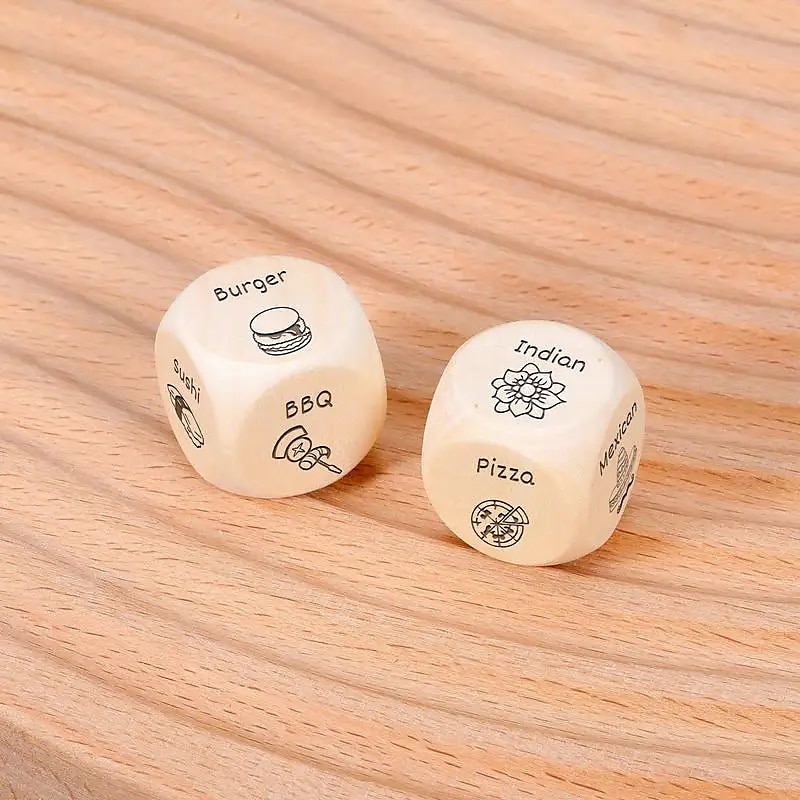 nourriture dés date nuit jeux dîner décision dés date nuit dés pour les couples mariés anniversaire date nuit idées cadeaux décision jour saint valentin dateng de 2025 ? $11.49 –P5
