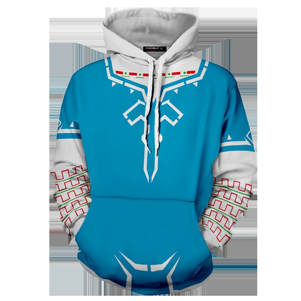 The Legend of Zelda Połączyć Bluza z Kapturem Anime 3D Przednia kieszeń Graficzny Na Dla par Męskie Damskie Dla dorosłych Karnawał Bal maskowy Druk 3D Impreza Codzienne 2025 - $29.99 –P4