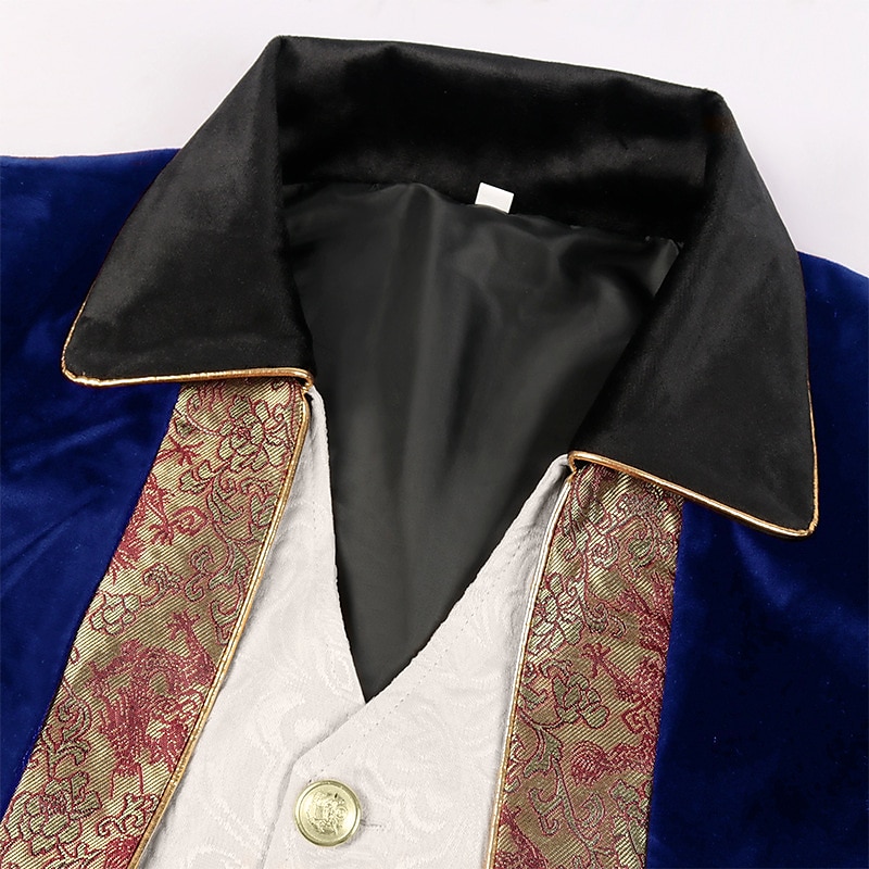 Punk și gotic Medieval Steampunk Geacă Costum Cosplay Σμόκιν Vampiri Domn Mărime Plus Size Costume de fancy Bărbați Regal Steampunk Carnaval Mascaradă Performanță Evenimente / Petrecere Petrecere cu 2025 - $58.99 –P6