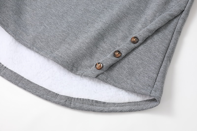 dámská mikina mikina pulovr šerpa polyester grafický dopis ležérní sportovní potisk knoflíků teplý fuzzy comfrt mikina s dlouhým rukávem top mikroelastický pad & zimní comfrt prodyšná měkká 2025 - GBP £34.99 –P5