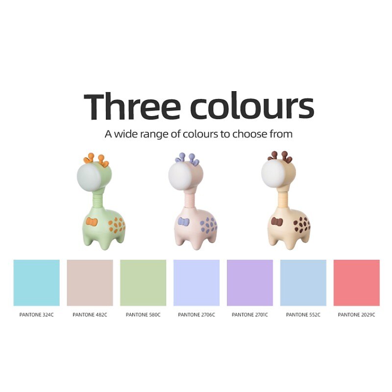 Popular Style Kids Animal Night Light Cute Giraffe Rechargeable Reading Lamp with Movable Head Children Small Gift Giraffe Night Light Dormitory Bedhead LED Sleeping Light Retractable Fun Table Lamp 2025 - $14.49 –P10