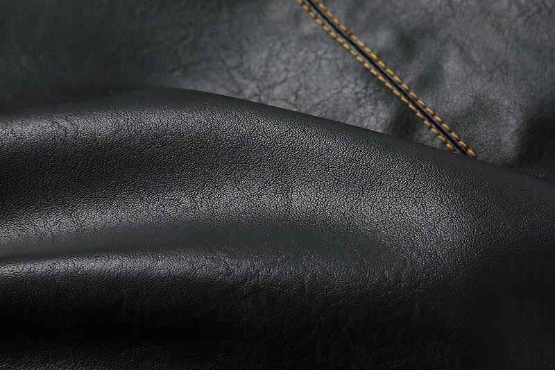 Herren Kunstlederjacke Bikerjacke Vintage Lederjacke Straße Motorrad Thermowarm Tasche Frühling & Herbst Einfarbig Streetwear Lässig Umlegekragen Regulär Kunstleder Schwarz Braun Jacken 2026 - $91.99 –P18