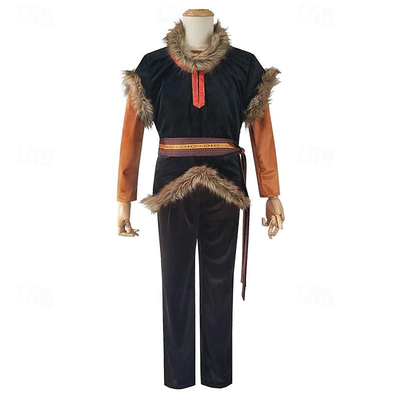 Frost Kristoff Björkman Cosplay-kostym Kläder Cosplay kostym Film-cosplay for Herr Vuxna Maskerad 2025 - $95.99 –P1