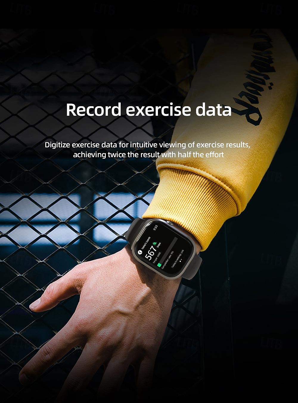 696 X9 Умные часы 2.02 дюймовый Умный браслет Bluetooth Педометр Напоминание о звонке Пульсомер Совместим с Android iOS Женский Мужчины Хендс-фри звонки Напоминание о сообщении Пользовательский набор 2025 - $93.99 –P12