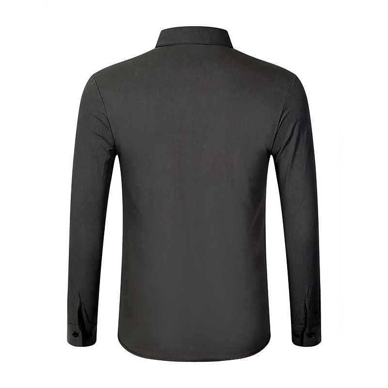 Men's Dress Shirt Button Up Shirt Plain Wedding Daily Light Blue Black White Pink Long Sleeve Lapel Spring &  Fall Clothing Apparel Collared Shirts 2026 - $31.99 –P4