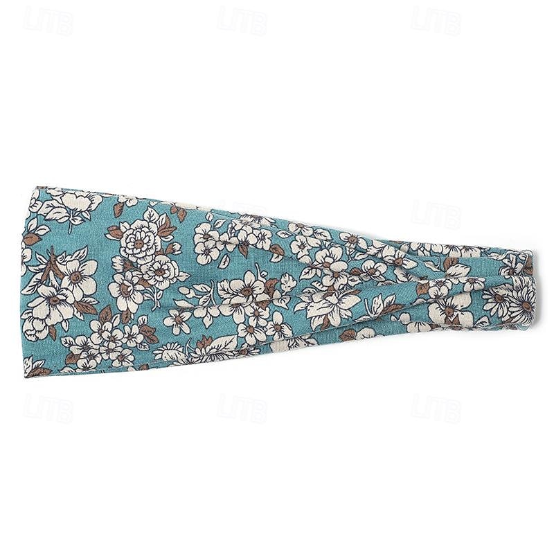Printed Sports Headband Yoga Headband Headband Sweat Absorbing Band Anti Sweat Women s Wide Brimmed Headscarf Headwear 2025 - $6.99 –P37