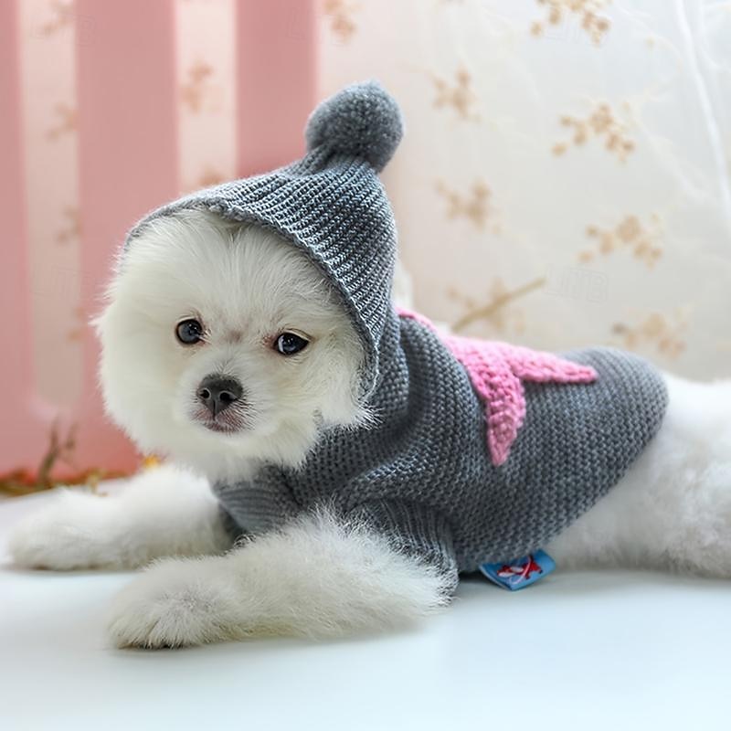 Собаки Коты Свитера Джемпер Мода Симпатичные Стиль Зима Теплый Мягкий Влажная чистка Удобный на открытом воздухе Спорт Одежда для собак for  2026 - $30.99 –P5