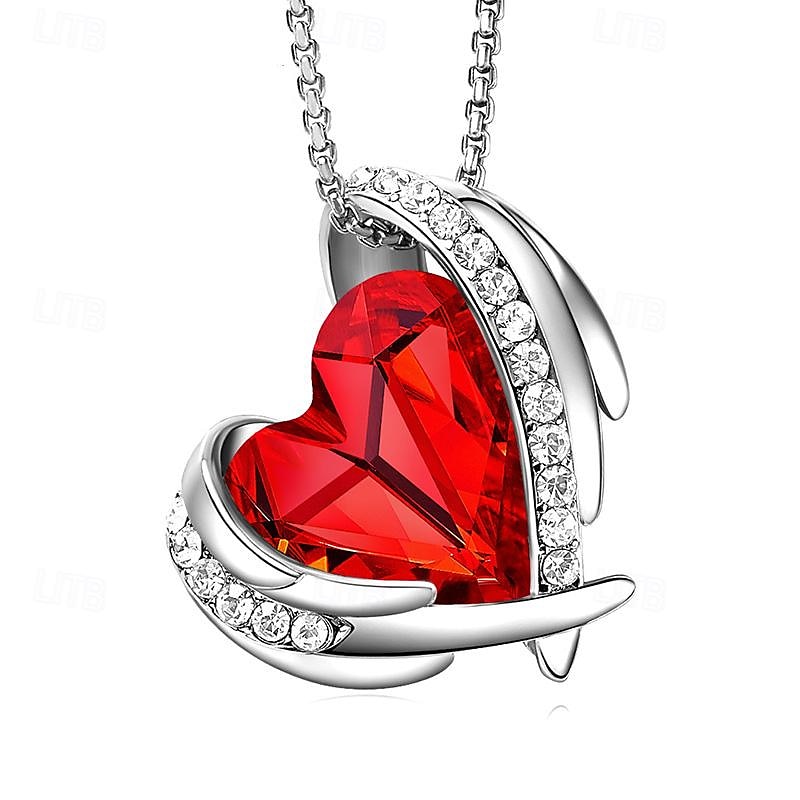 cadouri de ziua femeii ziua femeii cadouri de ziua mamei pentru fete colier înger roz feminin nișă pandantiv creativ de cristal accesoriu simplu și versatil colier cadouri de ziua mamei pentru mama 2025 - $50.24 –P5