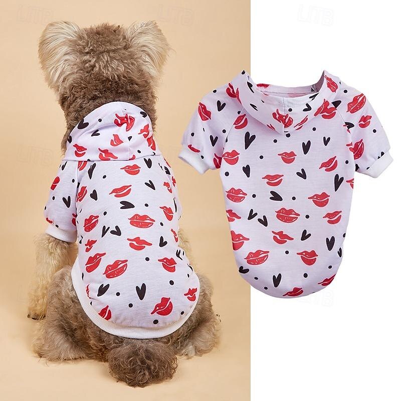 Chien Chat Pulls à capuche Mignon Occasionnel Hiver Respirant Doux Lavable Confortable Extérieur Décontracté Quotidien Vêtements pour Chiens for Bichon Frisé Spitz Nain Bébé Animal Papillon Petit de 2025 ? $23.99 –P6
