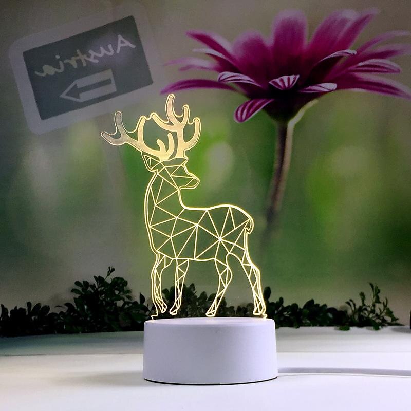 3D Night Light Bedroom Bedside Lamp Eye Care Led Light Birthday Valentine's Day Gift 2025 - $12.99 –P13