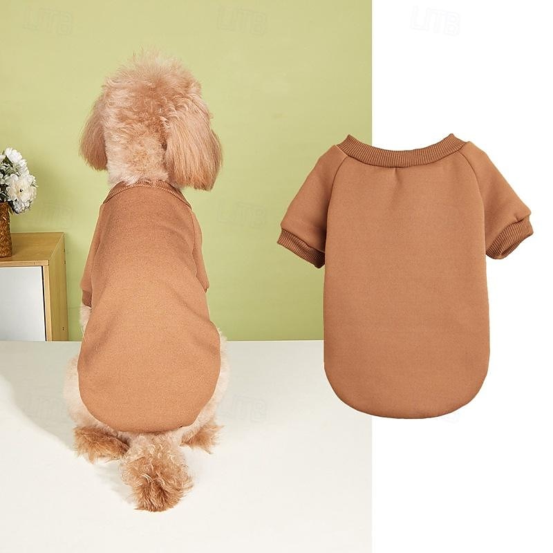 2025年 犬用 猫用 スウェットシャツ かわいいスタイル カジュアル 冬 ウォーム 高通気性 ソフト 洗濯可 快適 アウトドア カジュアル/普段着 犬服 for ビジョンフリーゼ ポメラニアン 赤ちゃんサイズ パピヨン Small コレクション – $20.99 –P9