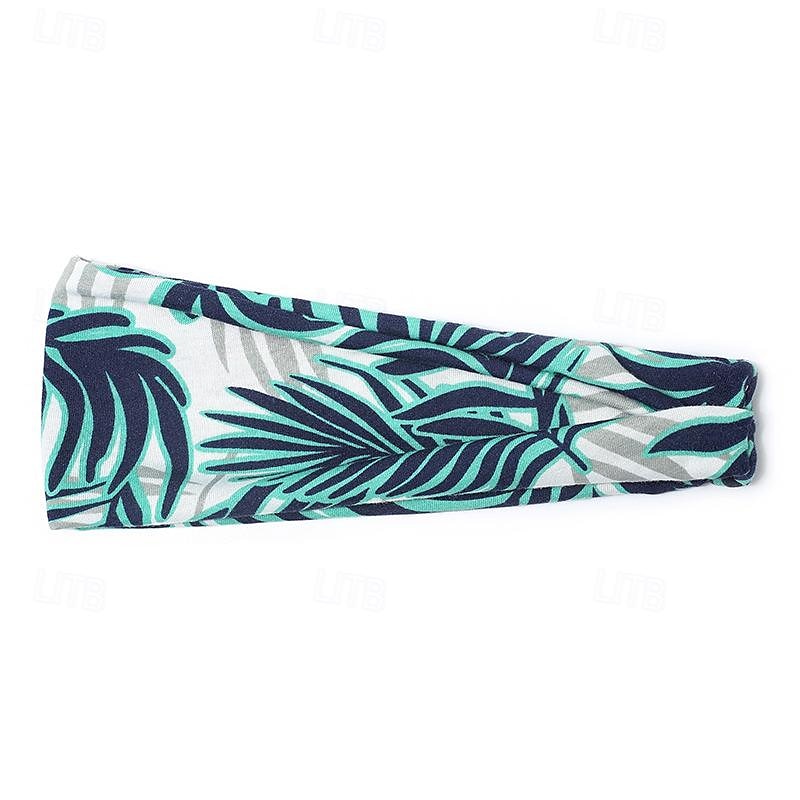Printed Sports Headband Yoga Headband Headband Sweat Absorbing Band Anti Sweat Women s Wide Brimmed Headscarf Headwear 2025 - $6.99 –P35