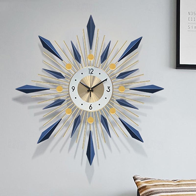 velké nástěnné hodiny kovové dekorativní polovina století tiché netikající velké hodiny moderní bytové dekorace do obývacího pokojeložnicejídelna kancelář 2026 - $126.09 –P7
