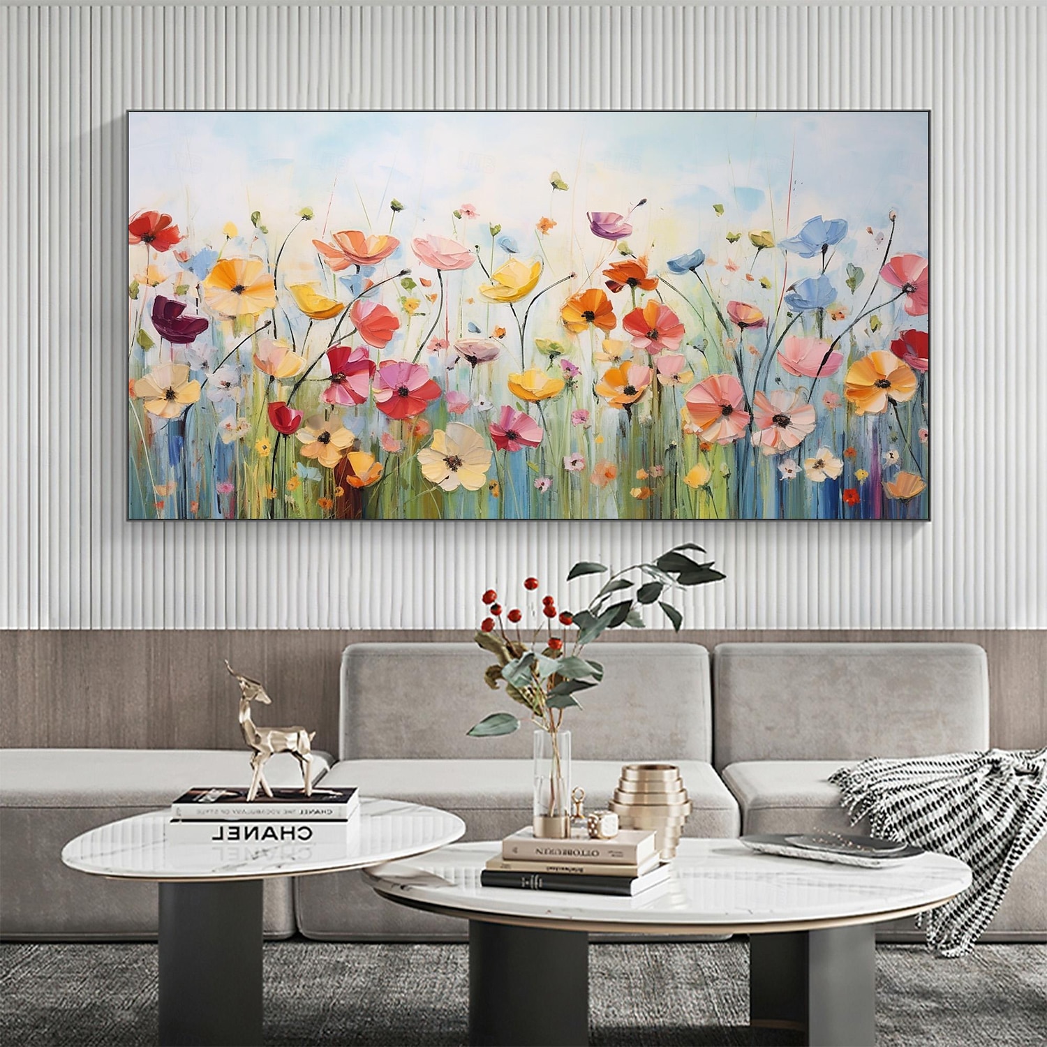 Handmade Original Flower scenery Oil Painting On Canvas Wall originate Art Painting for Home Decor With Stretched Frame/Without Inner Frame Painting 2025 - $150.99 –P1