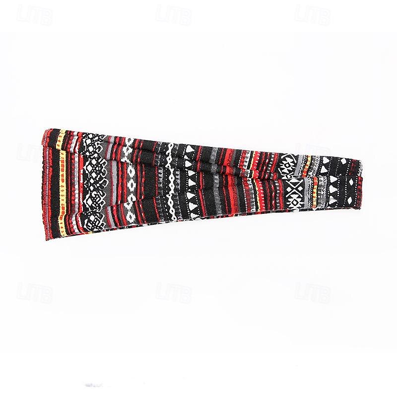 Printed Sports Headband Yoga Headband Headband Sweat Absorbing Band Anti Sweat Women s Wide Brimmed Headscarf Headwear 2025 - $6.99 –P39