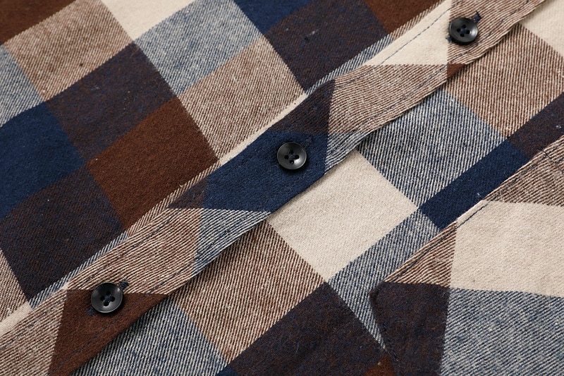 Herren Oberhemd Kariertes Hemd trachtenhemd Kragenhemd Knopfhemd Schottenstoff Hochzeit Arbeitskleidung A B C E Langarm Kragen Frühling Winter Bekleidung Button-Down 2025 - $30.99 –P5