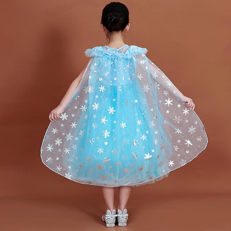 Frozen Princess Fairytale Elsa Dress Outfits Flower Girl Dress Cute Movie Cosplay for Girls' Kid's Wedding Wedding Guest 2025 - $55.99 –P7