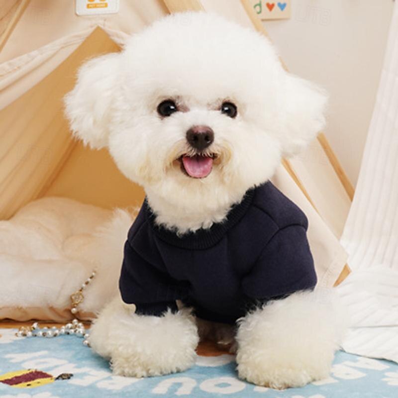 Koirat Kissat College Muoti söpö tyyli Talvi Lämmin Pehmeä Pestävä Mukava ulko- Urheilu Koiran vaatteet for Bichon Frise Villakoira Pomeranian Pienelle lemmikille papillon 2025 - $23.99 –P3