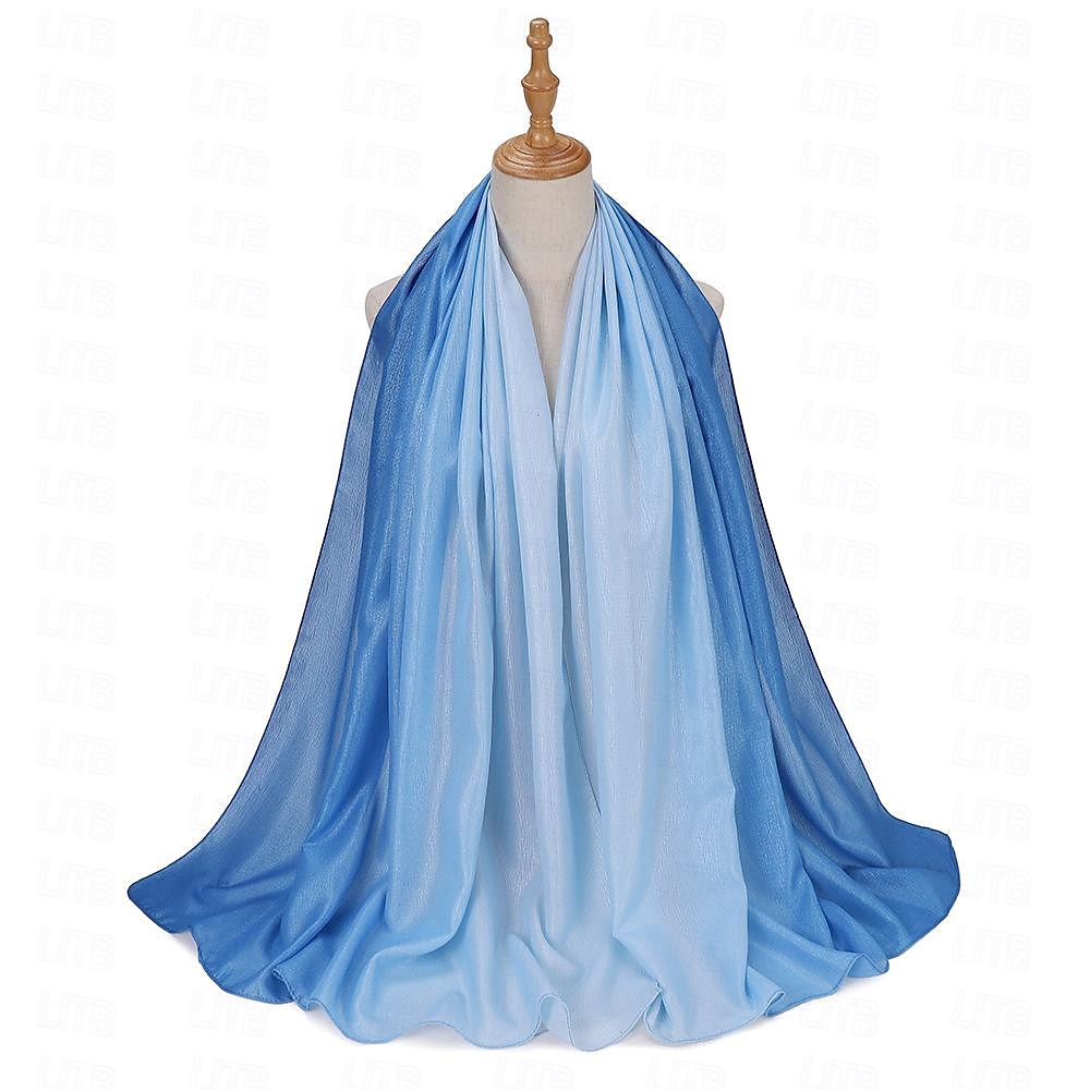 Mujer Chales Hijab Bufandas Dubai islámico árabe musulmán Ramadán Adulto Tocados 2026 - $19.49 –P17