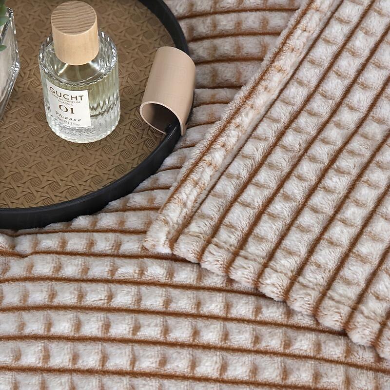 Thickened Solid Color Pineapple Checked Flannel Blanket Coral Velvet Sofa Cover Blanket Air Conditioning Blanket Nap Blanket 2025 - $8.49 –P15