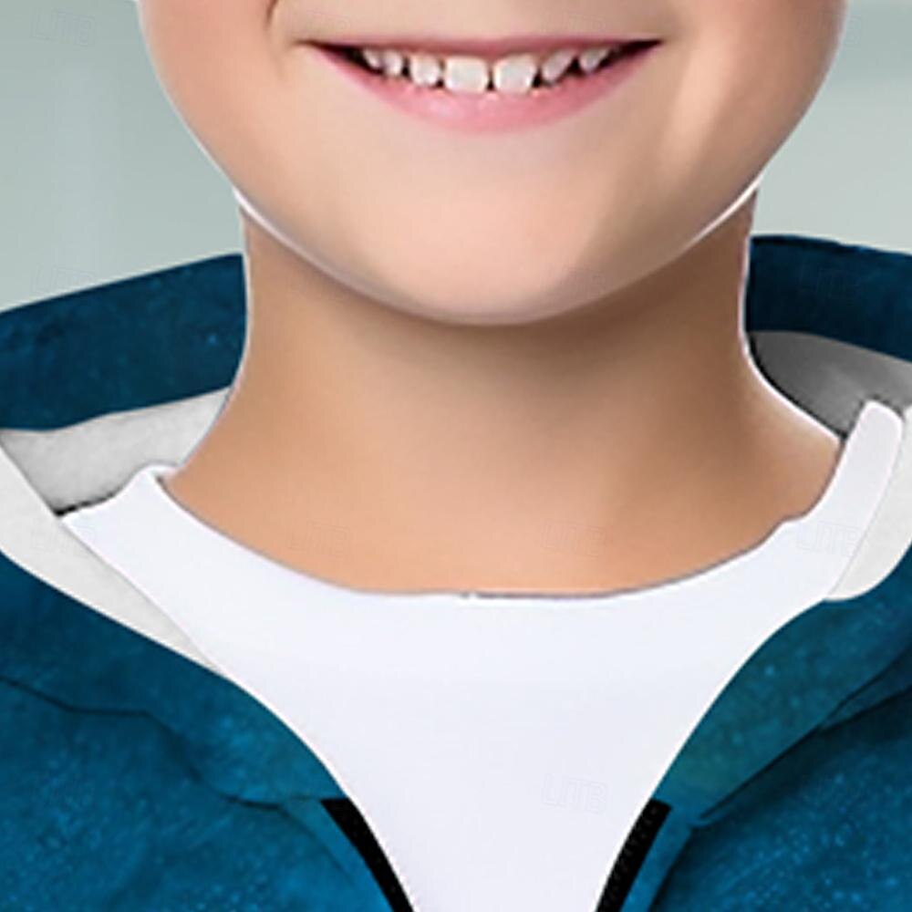 Boys 3D Cat Hoodie Coat Outerwear Long Sleeve Fall Winter Active Streetwear Cool Polyester Kids 3-12 Years Zip Street Daily Regular Fit 2025 - $18.99 –P5