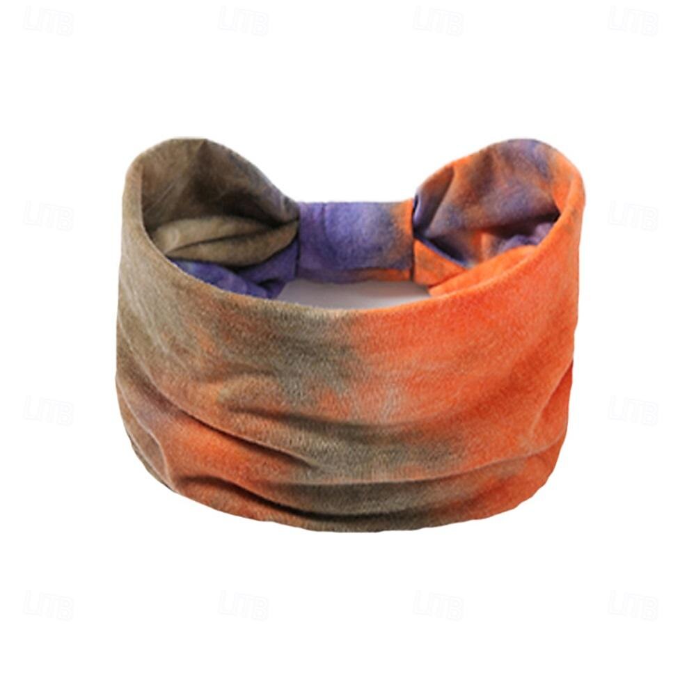 fasce boho larghe fasce per capelli turbante stile africano fasce annodate elasticizzate leopardate fasce floreali elastiche per capelli yaga accessori di moda per donne e ragazze nere (set 6) del 2025 a $6.99 –P6
