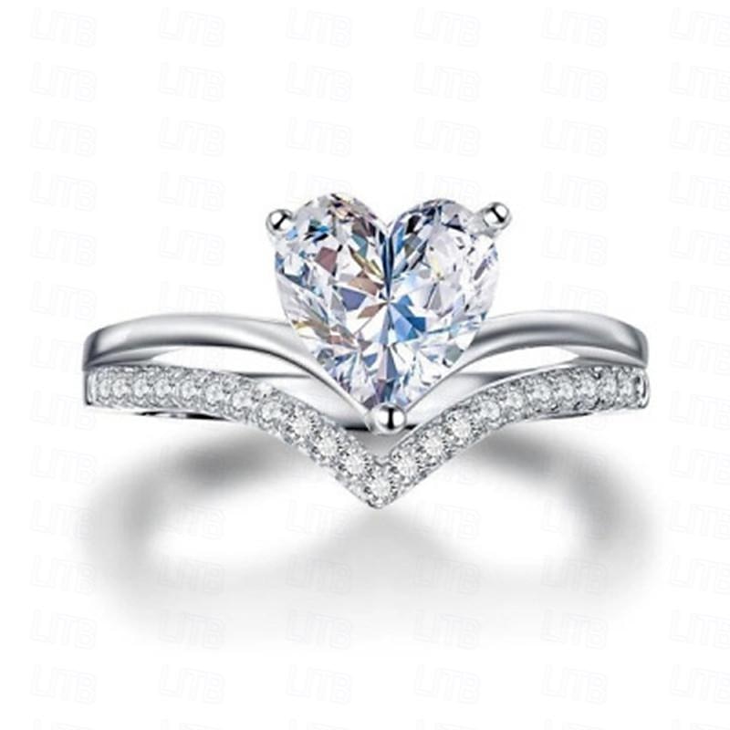 Ringe Bryllup Gammeldags stil Sølv Roségull Gull Chrome Glede Elegant Årgang Mote 2025 - $9.99 –P1