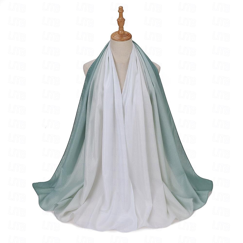 Mujer Chales Hijab Bufandas Dubai islámico árabe musulmán Ramadán Adulto Tocados 2026 - $19.49 –P11