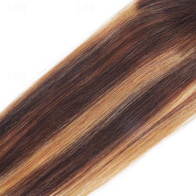 p4/27 evidenziano 3 pacchi di capelli umani lisci con chiusura in pizzo capelli umani remy del 2025 a $227.59 –P6