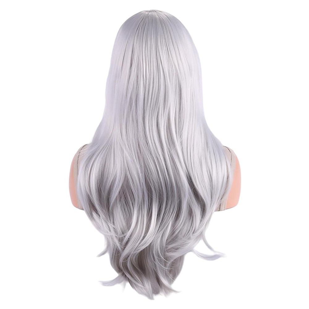 Parrucche da 28 Pollici 70cm Lunghe Ricce e Ondulate Parrucca Cosplay Resistenti al Calore con Cappello da Parrucca Parrucche di Halloween del 2025 a $20.99 –P4